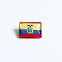Épinglette en émail personnalisée avec le drapeau national de Cuba, broche en métal pour souvenir de voyage, collection culturelle, événement sportif et cadeau pour les activités de club