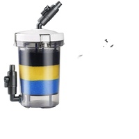 Filtre à cartouche multi-couches silencieux avec coussinets en mousse haute densité, valve à dégagement rapide, étanche, pour le traitement de l'eau des aquariums