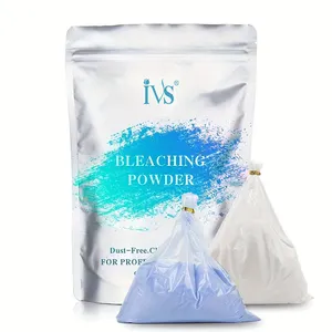 IVS OEM Private Label Wholesale Bulk 500g Dust-Free Clean Quick Decolor Hair Bleaching Powder for Professional Use Only