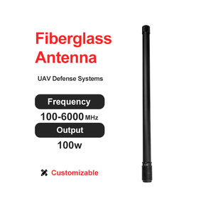 Antena Omnidireccional de Fibra de Vidrio LoRa/LPWAN de 100-6000MHz, Personalizable, para Uso con Módulo RF de 100W, Inalámbrica, Vertical, para Exteriores - Product Image 1