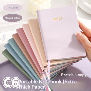 Carnet A5 Minimaliste avec Couverture en PU Style Morandi – Journal Artistique de Conférences et de Notes pour Étudiants – 80 Feuilles – Cadeau Idéal - Product Image 4