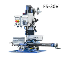 Perceuse et fraiseuse FS-30V automatique d'alimentation en bois et en métal d'affichage numérique de vitesse variable