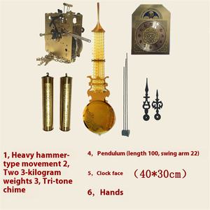 Juego completo <span class=keywords><strong>de</strong></span> piezas <span class=keywords><strong>de</strong></span> movimiento mecánico para <span class=keywords><strong>reloj</strong></span> <span class=keywords><strong>de</strong></span> suelo <span class=keywords><strong>de</strong></span> péndulo <span class=keywords><strong>antiguo</strong></span> - Product Image 5