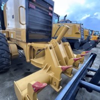 Modèle 2024, niveleuse à moteur Caterpillar CAT 140H d'occasion, 138 kW, d'origine japonaise, largeur de lame de 3660 mm, 15 tonnes, engin de construction