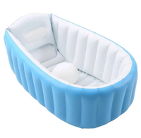 Baignoire gonflable ovale Waterhan en PVC de haute qualité, personnalisable, pour bébé, usage extérieur, 2 personnes, 20 gallons, unisexe, pour enfants