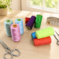 Fil à coudre en polyester pour tricotage, scellage et crochet, en carton complet