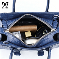 Sac à épaule femme cuir de crocodile exotique authentique haute qualité logo personnalisé vente en gros