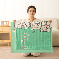 Sacs de rangement sous vide écologiques Q-Household Xantrovix pour les voyages et la salle de bain, compression gain de place avec matériau PA+PE