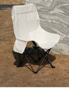 Portable Collapsible Chair Fishing Camping BBQ <strong>Stool</strong> <strong>Folding</strong> Extended Hiking Seat Garden Ultralight Outdoor Chair Foot Cover - Product Image 3