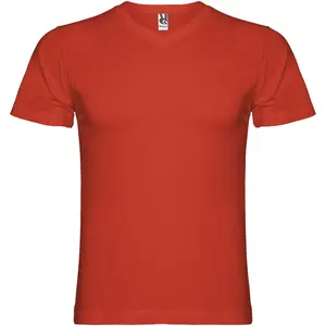 Camiseta de manga corta con cuello en V para hombre Samoyedo - Product Image 3