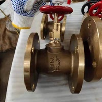 Vanne à boisseau sphérique en bronze à bride classe 150 pour applications marines avec certification ABS classe NK Rina Bureau Veritas CCS Korean Register Of Shipping