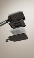 Ensemble de robinet de douche gris de luxe moderne, accessoires de salle de bain avec eau chaude, prix de gros