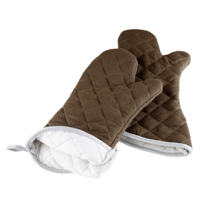 Manoplas de protección contra el calor para horno doméstico, Juego de 2 manoplas acolchadas de gran tamaño, llama para hornear, cocinar, asar a la parrilla, alta calidad personalizada - Product Image 4