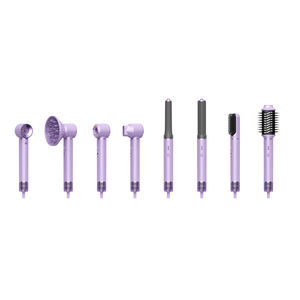 Sèche-cheveux ionique haute vitesse 7 en 1, moteur BLDC compact, brosse à air chaud électrique, boucleur, lisseur, outil de coiffage multifonction - Product Image 3