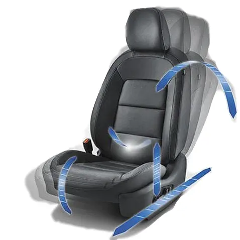 Assento de carro ajustável, instalação livre modelo personalizável