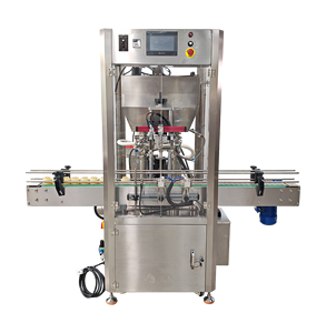 Machine de remplissage automatique de pâte crème cosmétique de gelée de pétrole de pommade de liquide visqueux de pompe à piston avec le chauffage - Product Image 1