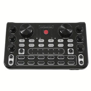 <span class=keywords><strong>Tarjeta</strong></span> <span class=keywords><strong>de</strong></span> <span class=keywords><strong>sonido</strong></span> en vivo profesional X60 para PC <span class=keywords><strong>de</strong></span> transmisión en vivo y Mini placa mezcladora móvil con <span class=keywords><strong>Bluetooth</strong></span> para grabación <span class=keywords><strong>de</strong></span> música YouTube - Product Image 2