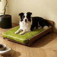 Massivholz Erhöhtes Katzen- und Hundebett Feuchtigkeitsbeständig Atmungsaktiv Ganzjährig Einfaches Design für Innenbereich für Teddy-Hunde