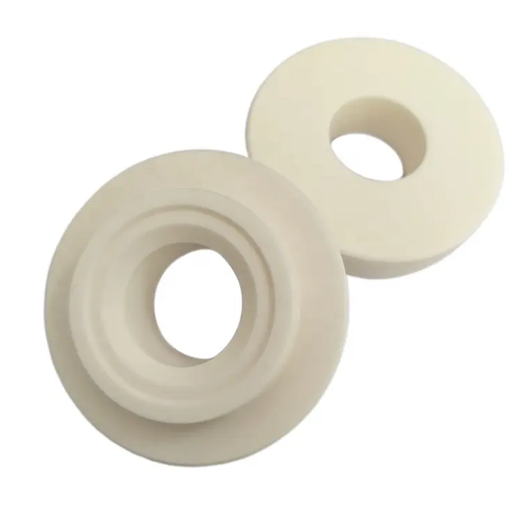Manufacturer Any Shape Ivory High Heat Resistant 99% Al2O3 parts components alumina ceramic