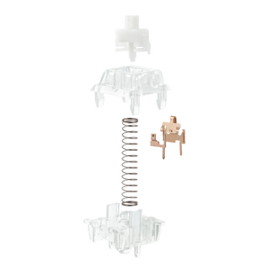 Vente flash <span class=keywords><strong>EPOMAKER</strong></span> Ensemble de commutateurs tactiles silencieux en cristal 35 pièces Commutateur silencieux compatible avec la plupart des touches de remplacement - Product Image 4