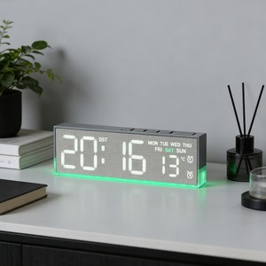 Reloj Digital Multifunción Huayang con Temperatura, Fecha, Día <span class=keywords><strong>de</strong></span> la Semana, Doble Alarma y Luz Ambiental - Product Image 2