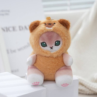 Porte-clés en peluche Mofusand mignon en gros, mini poupée en peluche super douce, breloque de sac, pendentif OEM