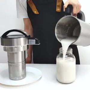 1,5 l eingebauter Filter Automatische Sojamilch-und Nuss milch maschine, Edelstahl Großer pflanzlicher Milch hersteller