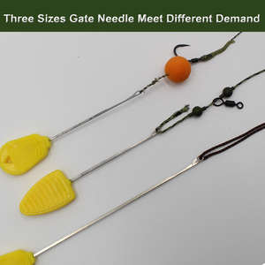 Kit di attrezzi per sartiame per attrezzi da pesca alla carpa Boilie Needle Bait Stopper Fish Drill Tackle per realizzare esche - Product Image 2