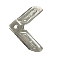 Conduit d'air en acier galvanisé Coin TDF pour le chauffage Forme carrée en acier inoxydable pour hôpitaux, écoles Solution de conception graphique
