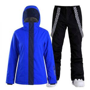 Pantalones de esquí y snowboard unisex personalizables de talla grande, impermeables, con cierre de cremallera, cintura elástica y resistentes al viento para invierno y actividades al aire libre. - Product Image 4