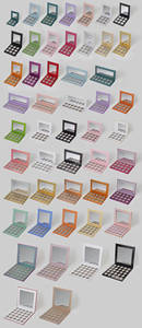 Tùy chỉnh đơn/Eyeshadow pallette Mỹ phẩm kẹo Aurora multichrome Duochrome Eyeshadow Palette tạo nên - Product Image 6