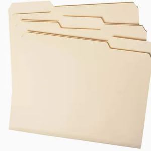 Bolsas para Documentos Tamaño Carta con Pestañas Precortadas, Paquete de 100, Material PP para Organización y Almacenamiento de Documentos de Oficina - Product Image 1