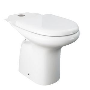 Inodoro Monobloque Orient Ninfea con Desagüe de Pared, 37 cm de Ancho, 44 cm de Alto - Product Image 1