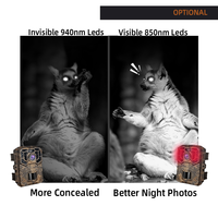 Caméra Forest Night Vision Mini 64MP 4K Animal Wild Trail avec IP66 étanche veille de 6 mois pour la sécurité