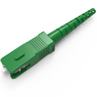 Conector de Fibra Óptica SC UPC 3mm/2mm, Adaptador de Fibra Óptica para Telecomunicaciones FTTH FTTx, 1 Fibra, 200 Piezas/Bolsa, Marca ODM/OEM
