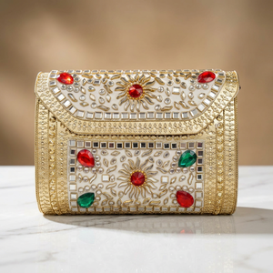 Sac à main bandoulière compact pour femme, pochette élégante pour mariages, soirées, voyages et événements spéciaux - Product Image 3