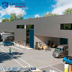 โครงสร้างอาคารเหล็ก โกดังโลหะสำเร็จรูป ออกแบบโรงงานอุตสาหกรรม อาคารโรงงานสำเร็จรูป - Product Image 2