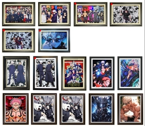 Vente en gros <span class=keywords><strong>Demon</strong></span> Slayer Dragon Son Goku Vegeta Buu <span class=keywords><strong>Jujutsu</strong></span> <span class=keywords><strong>Kaisen</strong></span> Gojo 3D Cadre photo Lampe photo Veilleuse Anime - Product Image 5