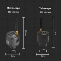 Mikroskop Biologi Digital dengan Kamera Video HD 1920x1080 Kompatibel WIFI untuk IOS & Android Optik 2MP