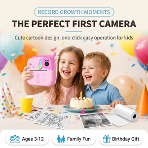 Fotocamera Termica per Bambini con Stampa Istantanea, Schermo HD 2.4 Pollici, 2400W Pixel, Senza Inchiostro, Regalo per Bambini, Giocattolo, Vendita all'Ingrosso, OEM, Uso Personalizzato - Product Image 3
