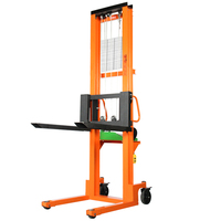 Nouvelle chariot élévateur semi-électrique HANXIANG 2t 3 tonnes, batterie lithium 48V 15AH, fourche en acier, fourche hydraulique