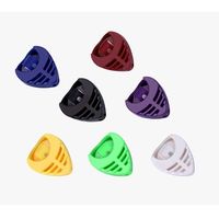 Étui pour médiator de guitare en plastique en forme de cœur coloré pour le Nouvel An 2023, facile à coller, pièces d'instruments, instruments à cordes