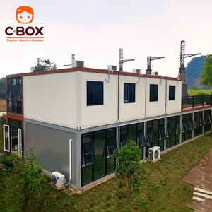 Cbox - Edificio de Oficinas Moderno de 2 Pisos, Prefabricado, de Panel Sándwich de Acero Modular, Fácil de Ensamblar, Casa Contenedor en Paquete Plano - Product Image 3