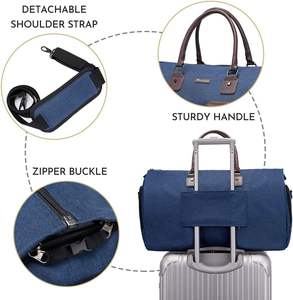 Free Sample Wholesale Custom Luxury Polyester Garment <b>Bag</b> Recyclable Storage Travel Packing for Suit Print <b>Clothing</b> - Product Image 3