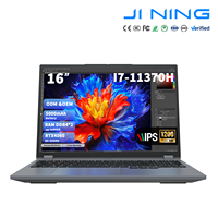Laptop da Gaming 16 Pollici Grigio ad Alte Prestazioni I7-11370H RTX4060 8GB Max 32GB RAM Dual M.2 512GB SSD Notebook per Ufficio e Gaming