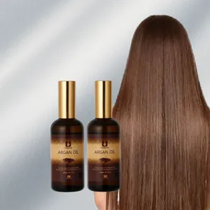 U-argan 100ml private label hair essence nourishing soft hair serum hair treatment for salon