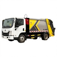 Personnalisation du corps supérieur du camion à ordures compacteur Dongfeng 4X2 7CBM