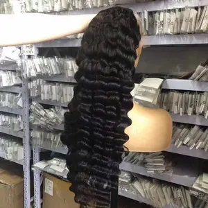 畅销黑色深水体波人体弹性非洲马来西亚巴西女性发箍机自制假发带头带