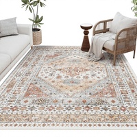 Tapis de prière et de chambre antidérapants à poils longs personnalisés, tendance 2026, en promotion, et grand tapis de salon