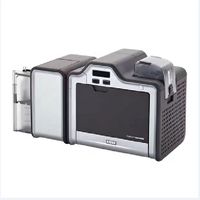Fargo HDP5000 ID Printer kartu UV holografik PVC Printer Retransfer tunggal dan dua sisi mesin Printer kartu identitas